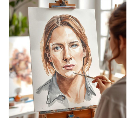 Artisan creating jewelry